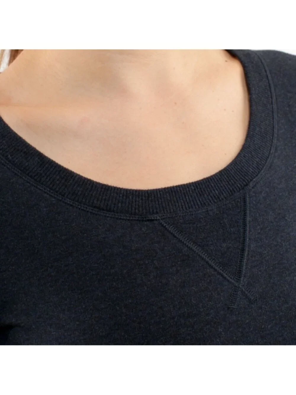 Lululemon Tea Lounge Pullover Heathered Deep Navy